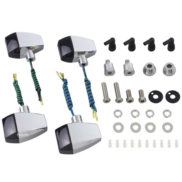 ポッシュ POSH ウインカーキット ZRタイプ スタンダード 00年-06年 XJR1300、95年- XJR400/R メッキ/スモーク