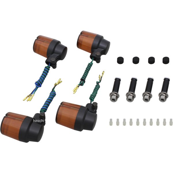 ウインカーセット スーパーバイク 00年-06年 XJR1300 黒/オレンジ