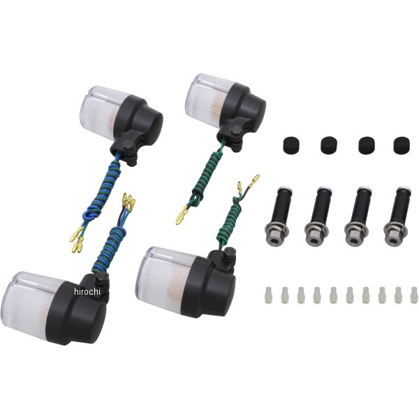 ウインカーセット スーパーバイク 00年-06年 XJR1300 黒/クリア