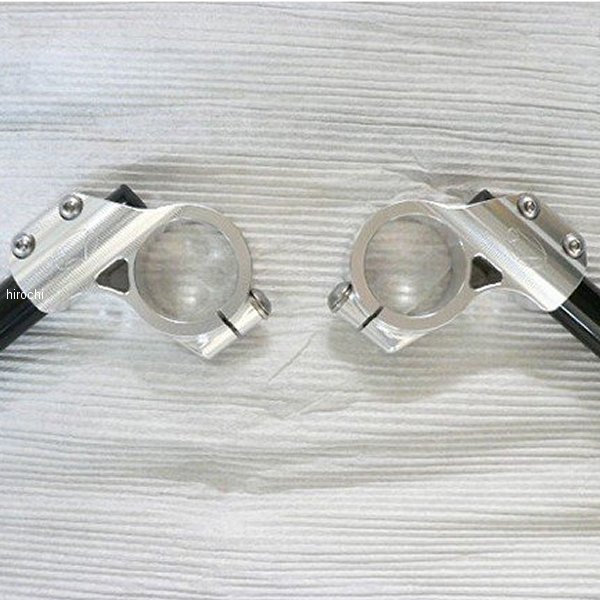 クリップオンハンドル 41mm 汎用 シルバー