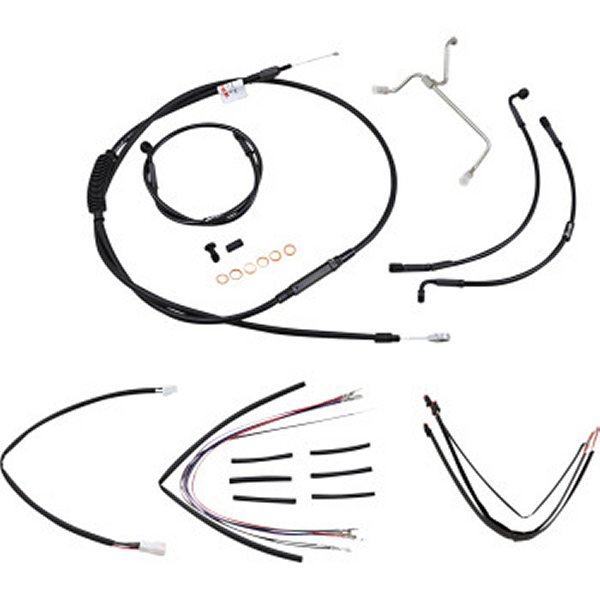 ケーブルキット 黒 14年-16年 FLH ABS無 14インチ用