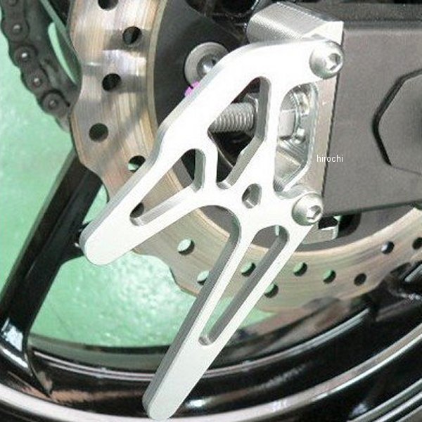 レーシングスタンドフック 18年-19年 Ninja400、Ninja250 シルバー