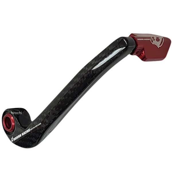 ブレーキレバーガード 黒/赤