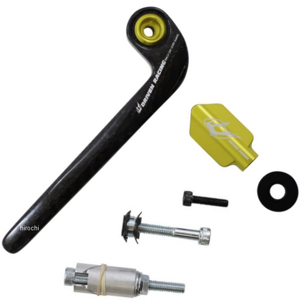 クラッチレバーガード 黒/ゴールド