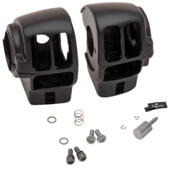 スイッチ ハウジング マットブラック 08年-13年 FLHX/FLHT/FLTR/FLHR