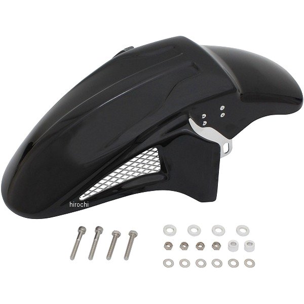 フロントフェンダー 3D-TECH 11年以前 XJR1300 黒ゲルコート