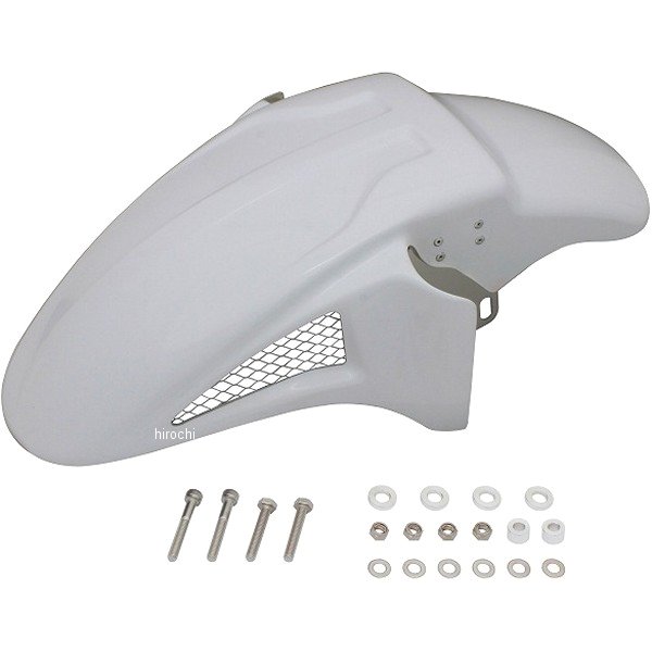 フロントフェンダー 3D-TECH 11年以前 XJR1300 白ゲルコート
