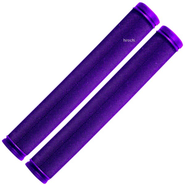 ラバーグリップ スノーモービル 7インチ(178mm) 紫 左右ペア