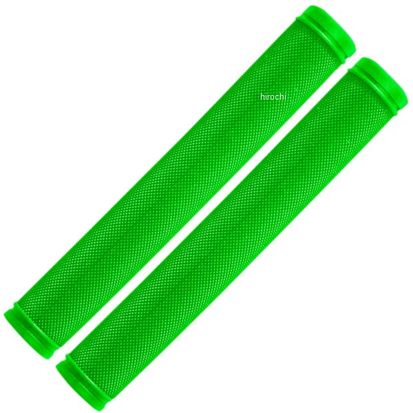 ラバーグリップ スノーモービル 7インチ(178mm) 緑 左右ペア