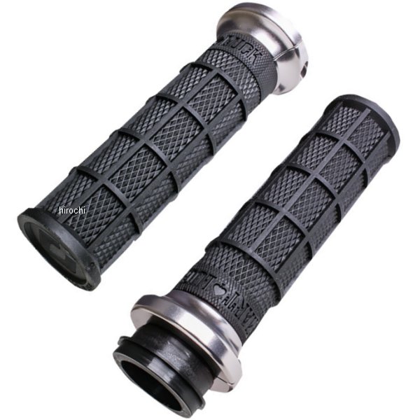 ハートラック ロックオングリップ 1" 黒/シルバー