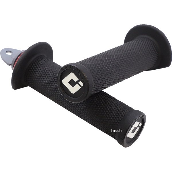 ラフィアン ATV/PWC グリップ 7/8" 黒/赤