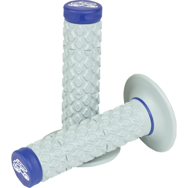 MX デュアル グリップグレー/青