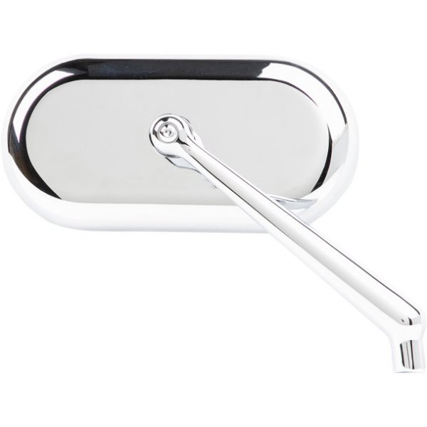 ミラー オーバル クローム 右