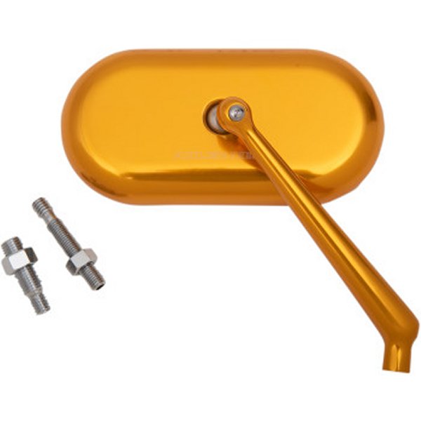 ミラー オーバル ゴールド 右