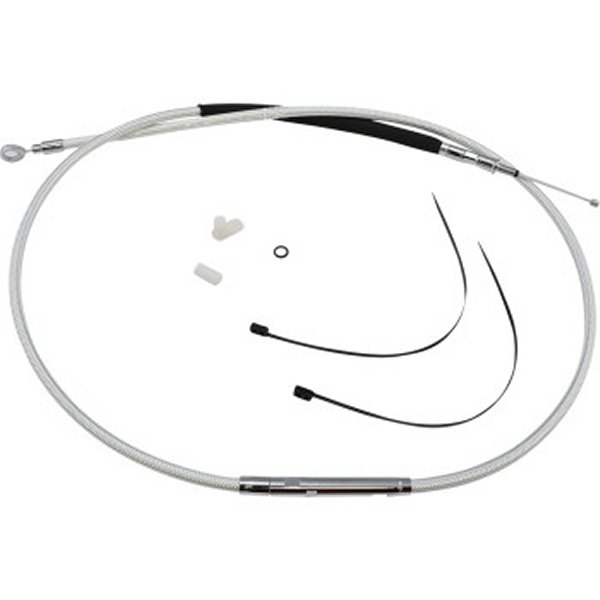 クラッチケーブル 62.69インチ クローム 07年-17年 ソフテイル 38664-07C