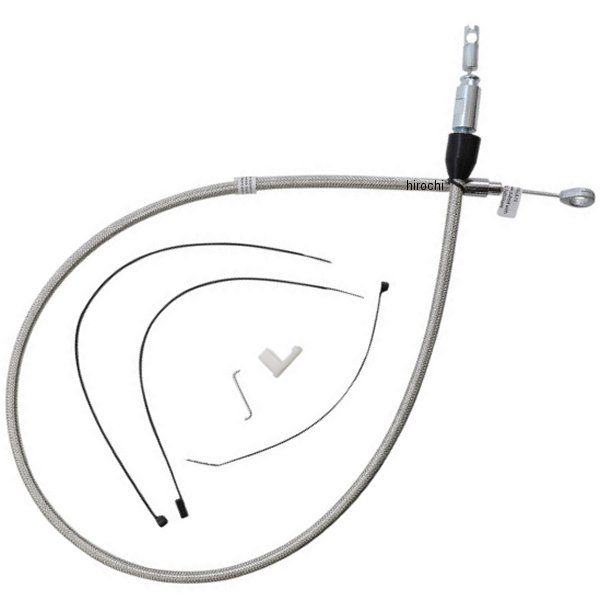 クラッチケーブル アッパー クイックコネクト シルバー 40インチ