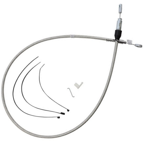 クラッチケーブル アッパー クイックコネクト シルバー 48インチ