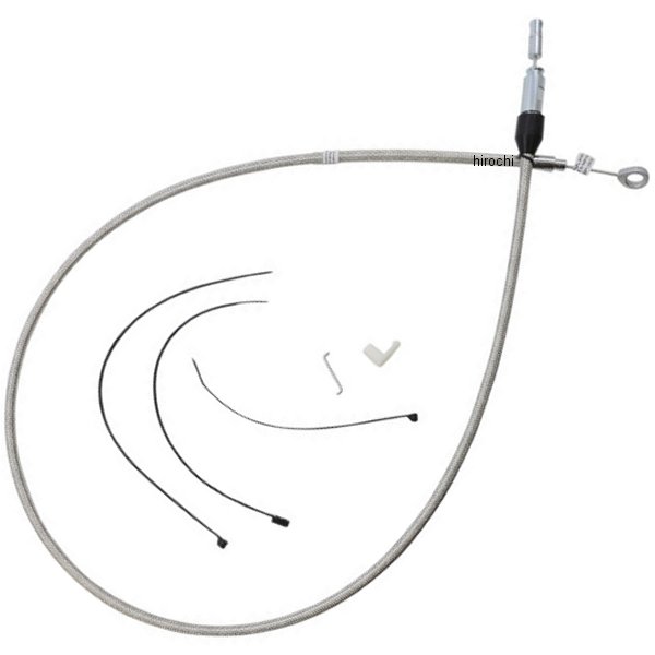 クラッチケーブル アッパー クイックコネクト シルバー 54インチ