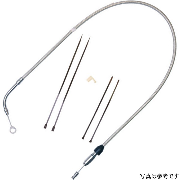 クラッチケーブル アッパー クイックコネクト シルバー 39インチ