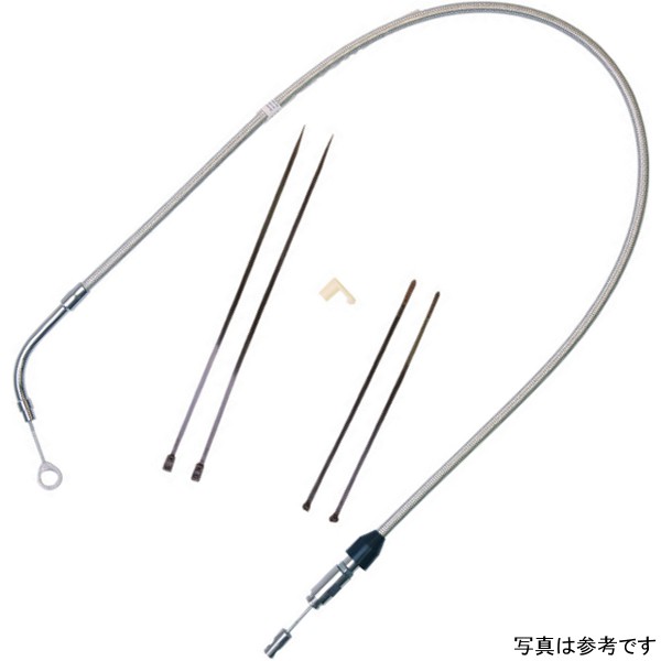 クラッチケーブル アッパー クイックコネクト シルバー 45インチ