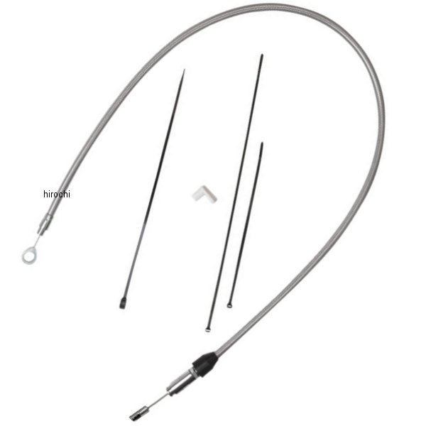 アッパークラッチケーブル 34" クローム