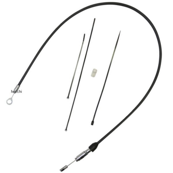 アッパークラッチケーブル 34" 黒/クローム