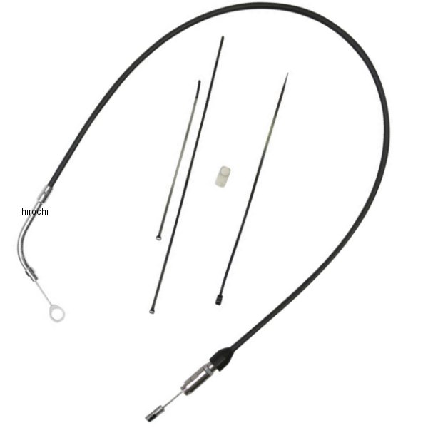 アッパークラッチケーブル 39" 黒/クローム