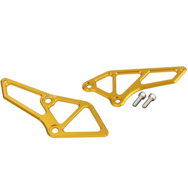 アルミマシンドヒールガード 15年 YZF-R3、YZF-R25、MT-25 ゴールド