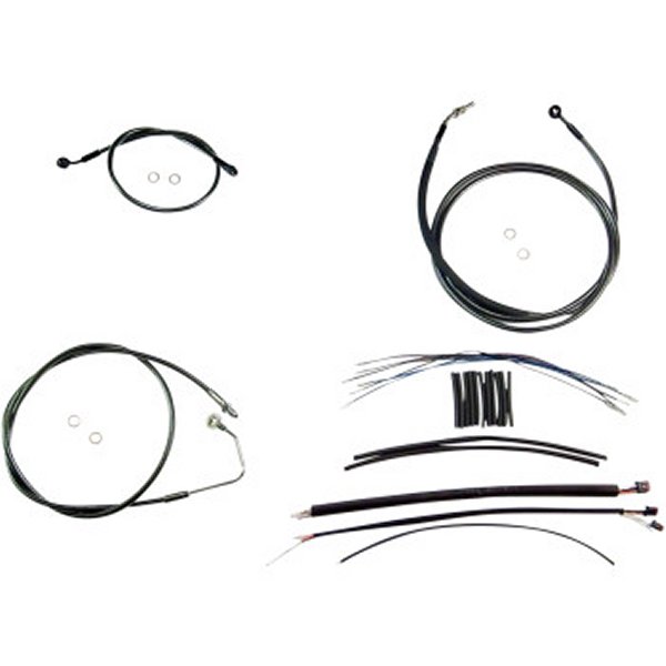 ケーブルキット 黒 17年以降 FLHTCU ABS付き(上側のみ) 12-14インチ用