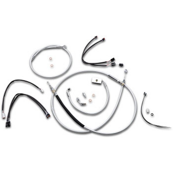 ケーブルキット クローム FXBB/FXBR ABS付 12-14インチ用