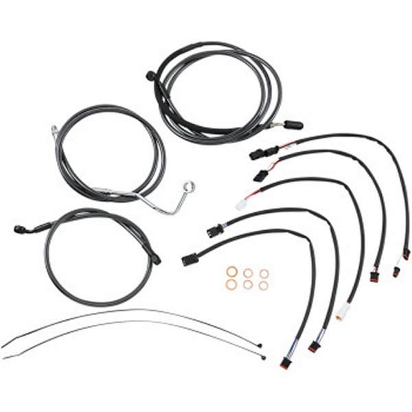 ケーブルキット 黒 17年以降 FLHRXS ABS付き(上側のみ) 15-17インチ用