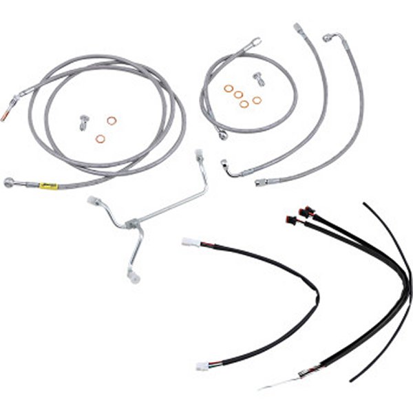 ケーブルキット ステンレス 17年以降 FLH ABS無 15インチ用