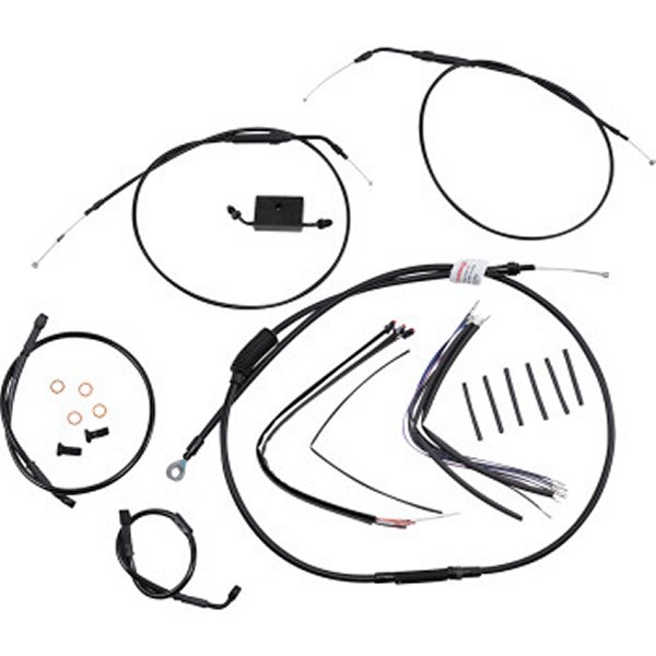 ケーブルキット 黒 Jail Bar 14年以降 XL ABS付 シングルディスク 14インチ用