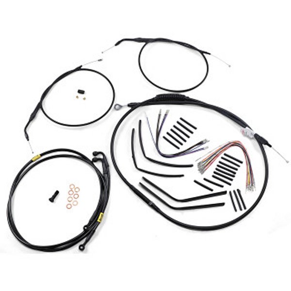 ケーブルキット 黒 Jail Bar 08年‑11年 FXDF 12インチ用