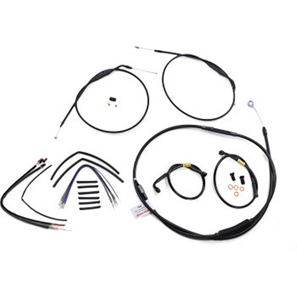 ケーブルキット 黒 12年-17年 FXDWG ABS付 14インチ用