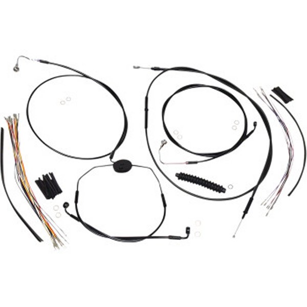 ケーブルキット XR 黒/黒 08年-13年 FLTR 12-14インチ用