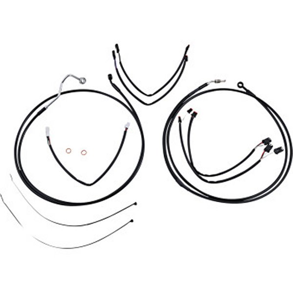 ケーブルキット XR 黒/黒 17年以降 FLHRXS ABS付き(上側のみ) 15-17インチ用