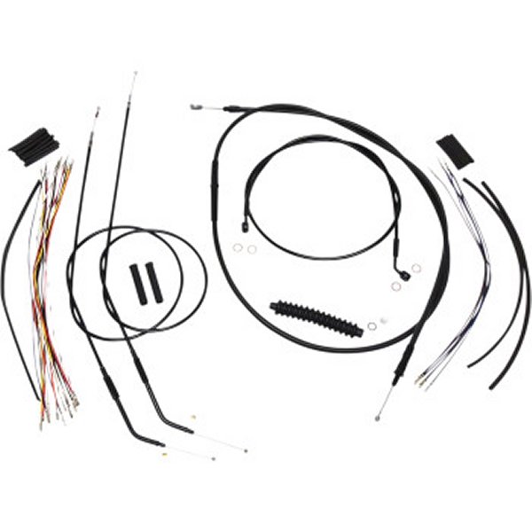 ケーブルキット XR 黒/黒 07年‑13年 XL1200C 10-12インチ用