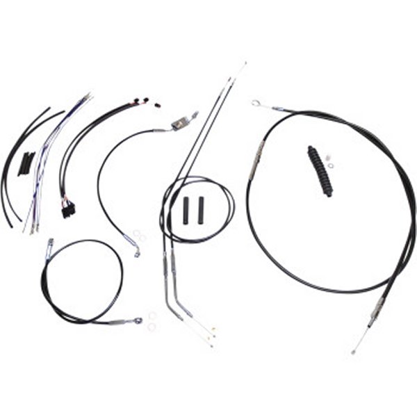 ケーブルキット XR 黒/クローム ケーブルキット XR 黒/黒 18年以降 XL ABS付 10-12インチ用