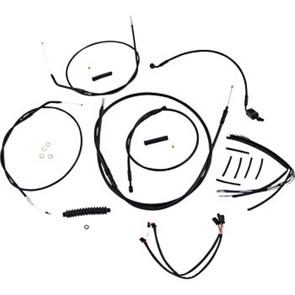 ケーブルキット XR 黒/黒 ケーブルキット XR 黒/黒 18年以降 XL ABS付 14-16インチ用