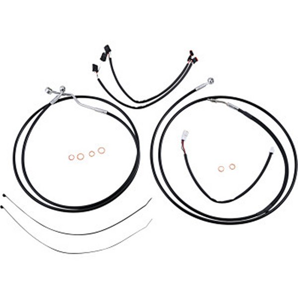 ケーブルキット XR 黒/クローム 17年以降 FLTRX/FLTRU(上側のみ) 12-14インチ用