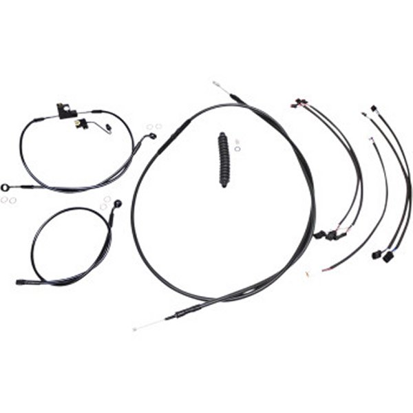 ケーブルキット XR ステンレス 17年以降 FLHR ABS付 12-14インチ用