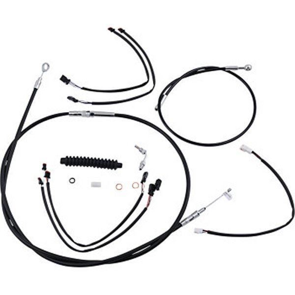 ケーブルキット XR 黒/クローム 18年以降 FXBB(上側のみ) 15-17インチ用