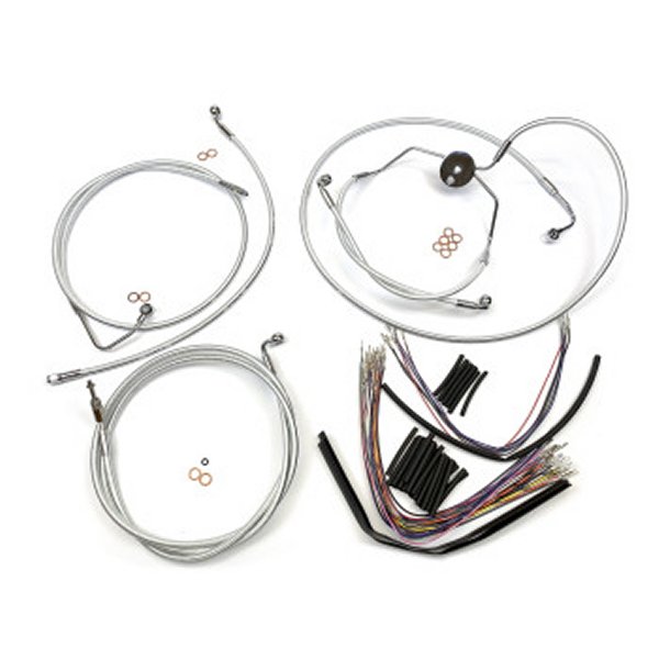 ケーブルキット クローム CVO ABS付 15-17インチ用