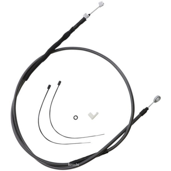 コントロールケーブル キット 15-17インチ エイプハンガー用 21年-22年 FLHR Black Pearl