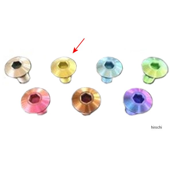 取付チタンボルトセット ハイパーバンク用 Z900RS ダンデライオンイエロー