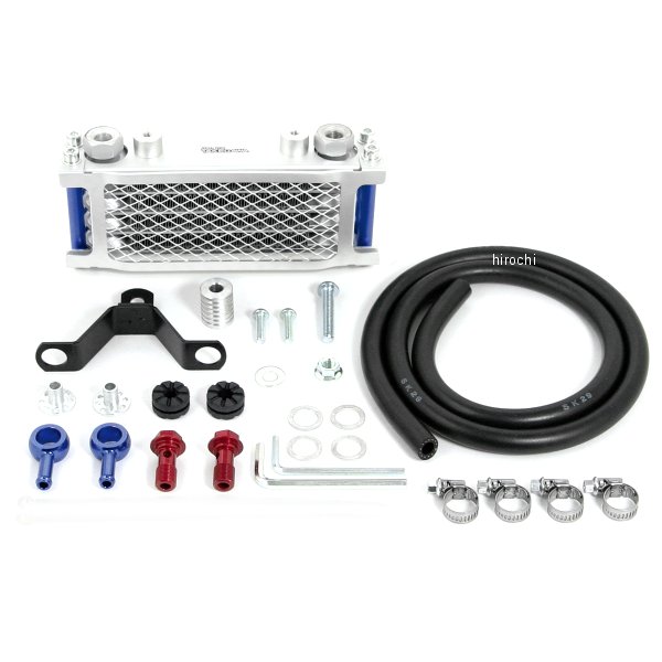 オイルクーラーキット マグナ50 4フィン シルバー