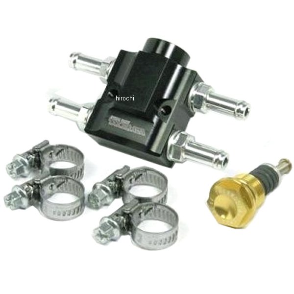 インラインサーモユニットキット ラバーホース用 黒