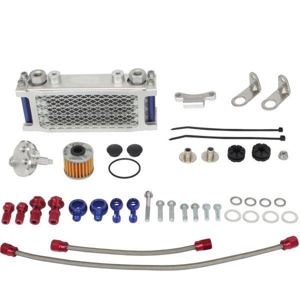 コンパクトクールキット スリムラインホース 4フィン5オイルライン ダックス125