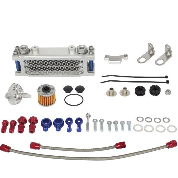 コンパクトクールキット スリムラインホース 3フィン4オイルライン ダックス125